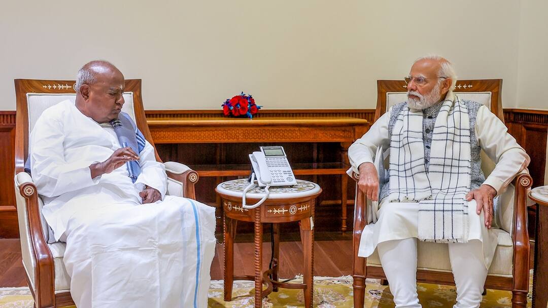 LS Seat-Sharing Talks Between JD(S) And BJP In Final Stages, Allotment To Be Decided In A Week: Ex-PM Deve Gowda Lok Sabha Election 2024 Seat-Sharing Talks JDS BJP Deve Gowda PM Narendra Modi Amit Shah JP Nadda HD Kumaraswamy LS Seat-Sharing Talks Between JD(S) And BJP In Final Stages, Allotment To Be Decided In A Week: Ex-PM Deve Gowda