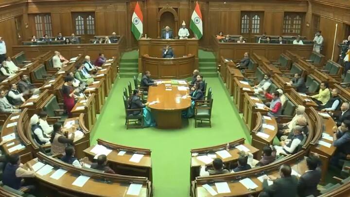 The minister outlined the accomplishments of the AAP (Aam Aadmi Party) government in the education sector and proposed an allocation of Rs 16,396 crore towards it.