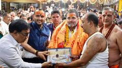 Rahul Gandhi Offers Prayers At Mahakal Temple In Ujjain Amid Bharat Jodo Nyay Yatra — IN PICS