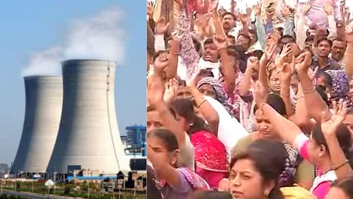 Koradi Thermal Plant workers Strike Contract workers of Koradi Thermal Power Station on strike nagpur maharashtra Marathi news mahavitaran Electricity Workers protest मोठी बातमी : राज्यभरातील 42 हजार कंत्राटी वीज कर्मचारी संपावर, मध्यरात्रीपासून कर्मचाऱ्यांचा बेमुदत संप सुरु