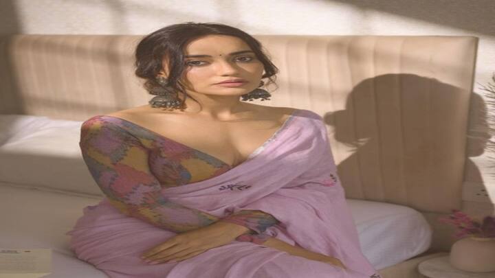 Surbhi jyoti: સાડીમાં એક્ટ્રેસ સુરભિ જ્યોતિનો ગ્લેમરસ અંદાજ જોવા મળ્યો, જુઓ તસવીરો