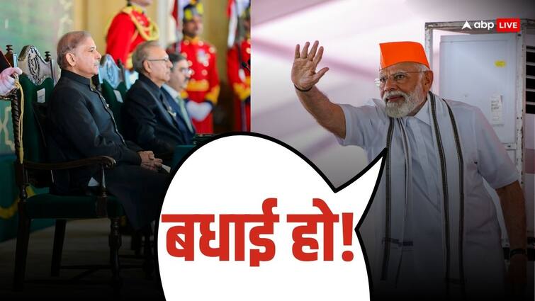 Narendra Modi congratulations to Pakistan New PM Shehbaz Sharif See BJP NDA Indian PM X Post पाकिस्तान से सुधर पाएंगे इंडिया के रिश्ते? PM बने शहबाज शरीफ तो नरेंद्र मोदी ने दी बधाई, कही ये बात