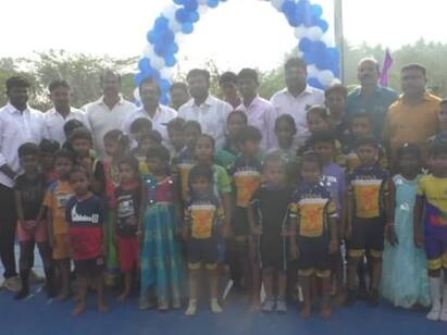 Karur Inauguration of new international skating training ground - TNN கரூரில் முதன்முறையாக சர்வதேச ஸ்கேட்டிங் மைதானம் துவக்கம்