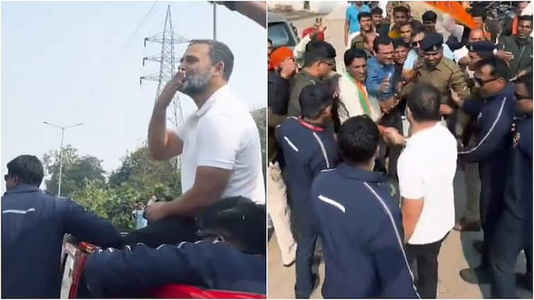 WATCH: Rahul Gandhi’s Flying Kiss To BJP Staff Elevating ‘Modi-Modi’ Chants In MP