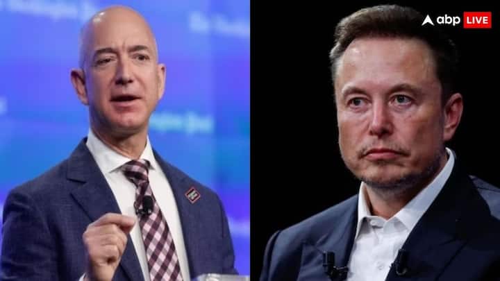 Elon Musk loses worlds richest person title to Amazon Founder Jeff Bezos after Tesla Stocks down Richest Person: अमेजन के जेफ बेजोस बने दुनिया के सबसे रईस शख्स, एलन मस्क दूसरे स्थान पर फिसले