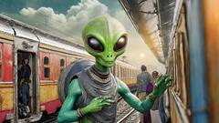 जब मेट्रो में आपके साथ सफर करने लग जाए एलियन, कुछ ऐसा होगा नजारा! AI ने बनाई तस्वीरें