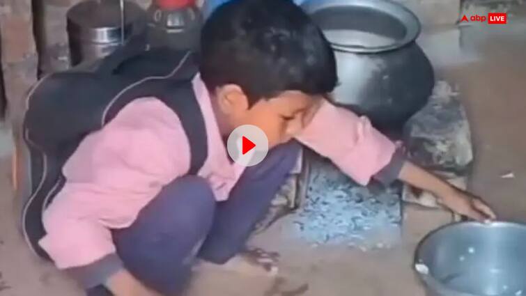 School student eat rice mix with water emotional video goes viral watch 'हर किसी के लिए जिंदगी एक जैसा नहीं होती...', चावल में पानी मिलाकर खाता दिखा छात्र, Video Viral