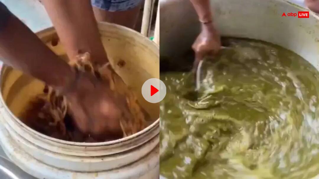 'ऐसे लोगों की वजह से ही...', गोलगप्पे बनाने का तरीका देख भड़के यूजर्स, वायरल हुआ Video Dirty golgappe making video goes viral on internet users reacted 'ऐसे लोगों की वजह से ही...', गोलगप्पे बनाने का तरीका देख भड़के यूजर्स, वायरल हुआ Video