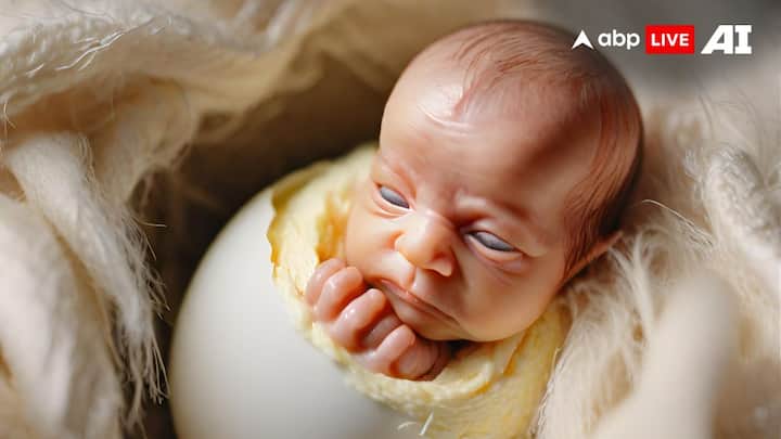 ये तस्वीर अन्य तस्वीरों से थोड़ी अलग है. इसे जब आप ध्यान से देखेंगे तो पता चलेगा कि बच्चे की आंखें अन्य तस्वीरों के मुकाबले थोड़ी अलग हैं.