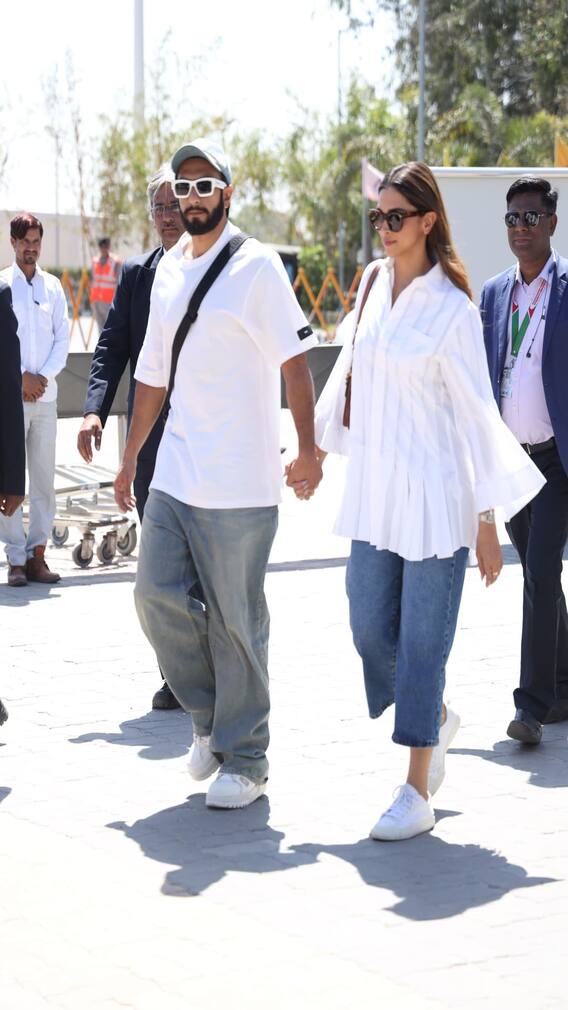 Deepika-Ranveer Leave From Jamnagar After Attending Ambani's Bash