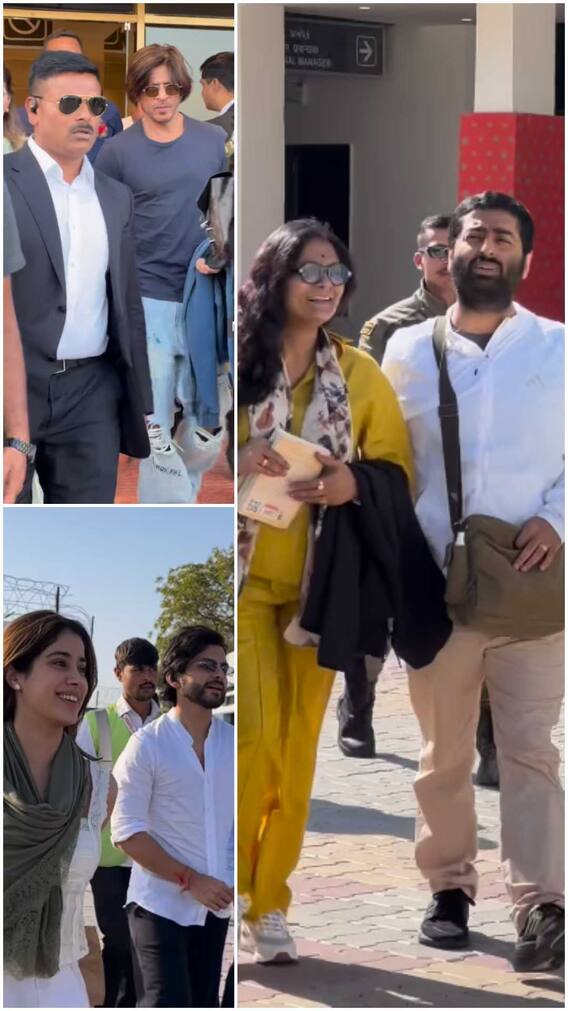 फिर जामनगर पहुंचे शाहरुख, अरिजीत और जाह्नवी कपूर से लेकर ये सितारे