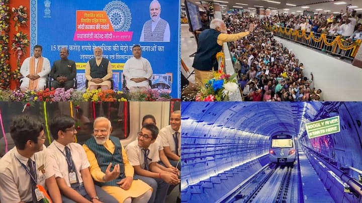 PM Modi on Wednesday inaugurated India’s first underwater metro in central Kolkata during his visit to Bengal ahead of the Lok Sabha polls.