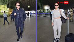 डेनिम जींस-जैकेट में अनिल कपूर ने एयरपोर्ट पर ली धांसू एंट्री, सुनिधि ने मैचिंग क्रॉप टॉप-ट्राउजर में दिखाया स्वैग