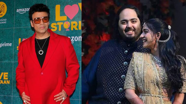 Reason behind director karan johar not attending anant ambani pre wedding celebration Karan Johar : ஆனந்த் அம்பானி திருமண கொண்டாட்டத்தில் கரண் ஜோகர் ஏன் கலந்துகொள்ளவில்லை..இதுதான் காரணம்.