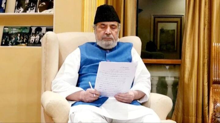 Lok Sabha Election 2024 Jammu-Kashmir Muzaffar Hussain Baig reached PM Narendra Modi rally PM Modi Kashmir Visit: पीएम मोदी की रैली में पहुंचे मुजफ्फर हुसैन, क्या BJP बनाएगी लोकसभा उम्मीदवार?