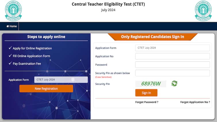 CBSE CTET July 2024 Registrations Begin On ctet.nic.in Last Date Exam