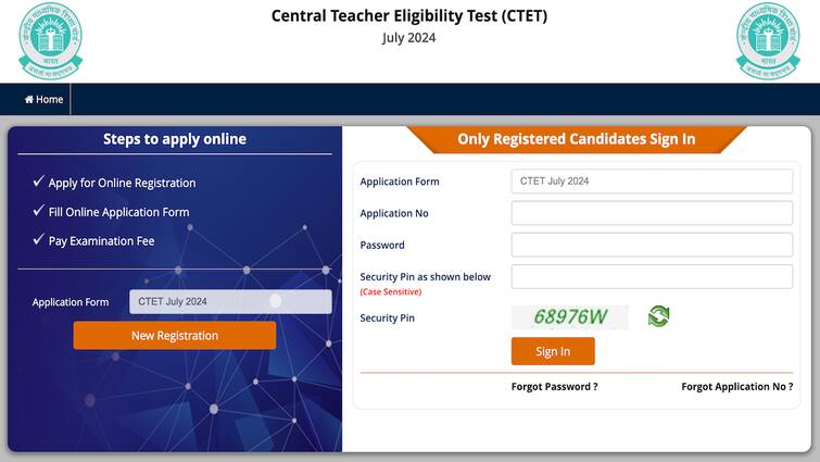 CBSE CTET July 2024 Registrations Begin On ctet.nic.in Last Date Exam