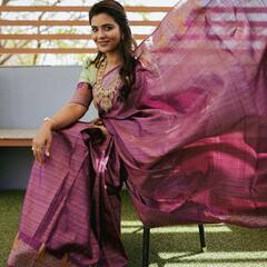 Aishwarya Rajesh Photos : முந்தானை சோலையில் தென்றலுடன் பேசுவாள்..நடிகை ஐஸ்வர்யா ராஜேஷின் புடவை க்ளிக்ஸ்!