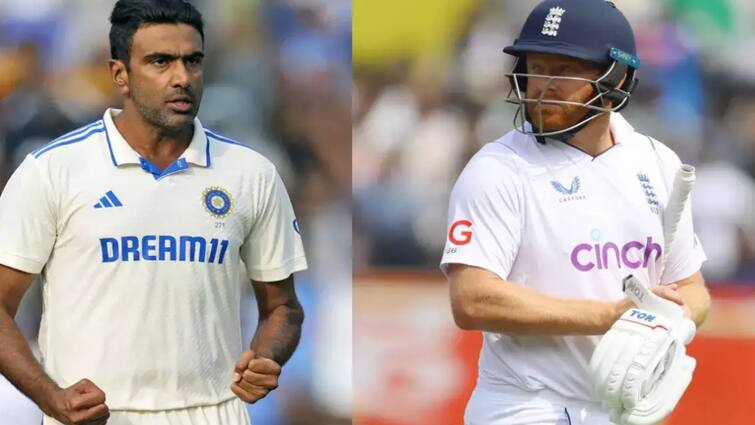 india vs england 5th test Jonny Bairstow Ravichandran Ashwin 100th test Ind vs Eng Test: 100வது டெஸ்ட்! அசத்திய அஸ்வின்.. சொதப்பிய பார்ஸ்டோ!