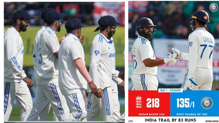 India vs England 5th Test Day 1 Rohit Sharma 50 Strengthens Indias Grip On Cusp Of Stumps IND vs ENG 5th Test Day1: తొలిరోజు ఆధిపత్యం మనదే - స్పిన్‌కు ఇంగ్లాండ్ దాసోహం