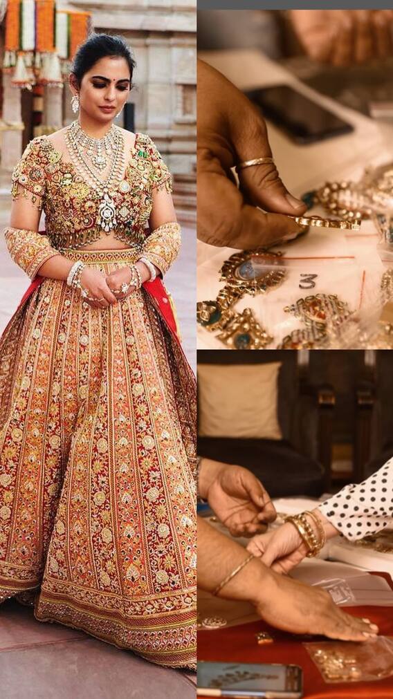 असली हीरे-जेवरात से बना था ईशा का ये ब्लाउज, देख कर उड़ जाएंगे होश