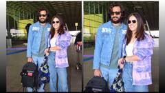 एयरपोर्ट पर स्पॉट हुआ बॉलीवुड का क्यूट कपल रितेश देशमुख-जेनेलिया डिसूजा, कैजुअल लुक में लगे कूल