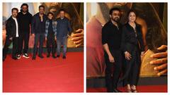 Shaitaan Screening: Ajay Devgn Arrives With Yug Poses With R Madhavan, Jyothika Arrives With Suriya