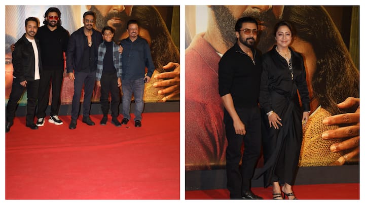 The special screening of Ajay Devgn, R Madhavan and Jyothika starrer Shaitaan was held on Thursday.