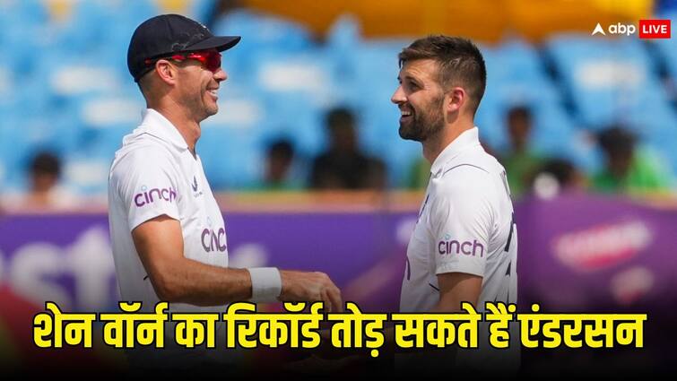 IND vs ENG James Anderson near to 700 test wickets dharamshala IND vs ENG: धर्मशाला में इतिहास रच सकते हैं जेम्स एंडरसन, शेन वॉर्न का रिकॉर्ड तोड़ने का मौका