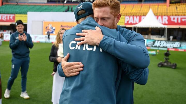 IND vs ENG 5th Test: Jonny Bairstow received his 100th Test cap before the start of the India vs England 5th Test match in Dharamshala.