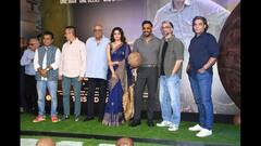 Ajay Devgn Poses With His Team Of Players At 'Maidaan' Trailer Launch Event; SEE PICS