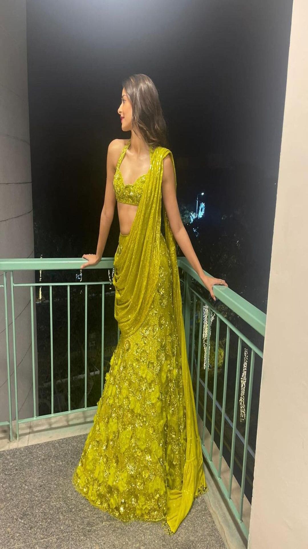 carodaur in our newest iteration of the Manish Malhotra Signature Taban  embroidered yellow sequin lehenga personalised to perfection wit... |  Instagram