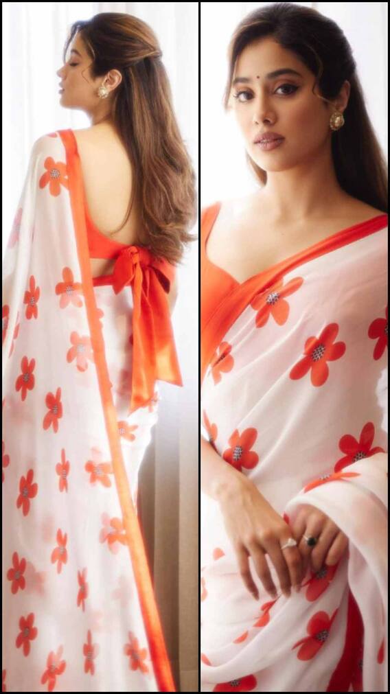 जाह्नवी के देसी लुक पर घायल हुए फैंस देखें तस्वीरें