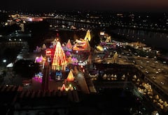 Mahashivratri 2024: भगवान शिव के रंग में रंगी महाकाल की नगरी, रोशनी से सराबोर मंदिर, हेमा मालिनी की प्रस्तुति ने मन मोहा