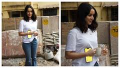 Shraddha Kapoor Keeps It Basic In White T-shirt And Jeans - See Pics