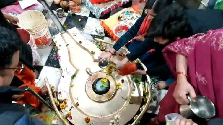 Mahashivratri 2024 Haridwar devotees crowd in Kankhal Daksheshwar Mahadev Temple ann  Mahashivratri 2024: शिव की ससुराल कनखल दक्षेश्वर महादेव मंदिर में श्रद्धालुओं ने किया जलाभिषेक, हरिद्वार में महाशिवरात्री की धूम