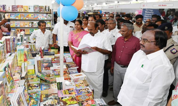 Tiruvannamalai  book festival Public Works Minister e v  Velu inaugurated - TNN திருவண்ணாமலையில் மாபெரும்  புத்தகத் திருவிழா;  அமைச்சர் எ.வ.வேலு துவக்கி வைப்பு