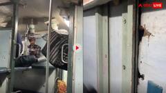Video: ट्रेन की टूटी फूटी हालत देखकर फूटा यात्री का गुस्सा, रेलवे से की शिकायत, मिला ये जवाब