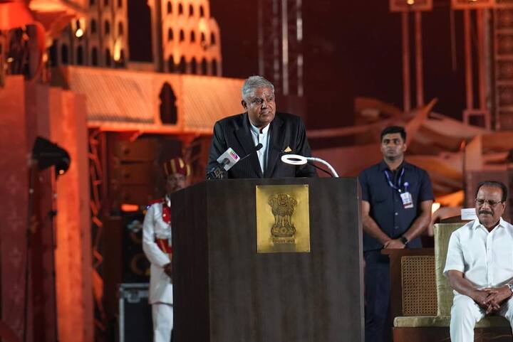 Jagdeep Dhankhar also posted a video from the official X account of Vice President Of India speaking at the Isha Foundation.