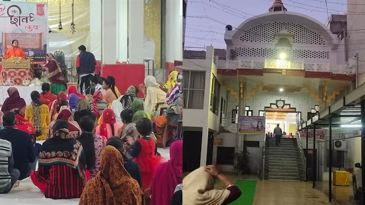 Gurugram Maha Shivratri Celebration: गुरुग्राम के शीतला माता रोड स्थित प्रसिद्ध गुफावाले शिव मंदिर में महाशिवरात्रि की पूर्व संध्या पर भगवान शिव के कीर्तन का आयोजन किया गया.