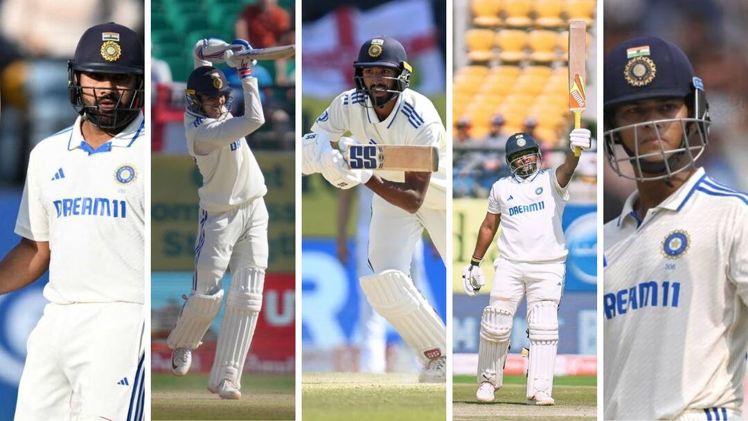 India vs England 5th Test first TIME IN 15 YEARS INDIA TOP 5 REGISTERED A FIFTY PLUS SCORE EACH IN A TEST INNINGS India vs England, 5th Test : टीम इंडियाने इंग्रजांना दिवसभर घामटा फोडला, 15 वर्षात प्रथमच भीम पराक्रम नावावर!