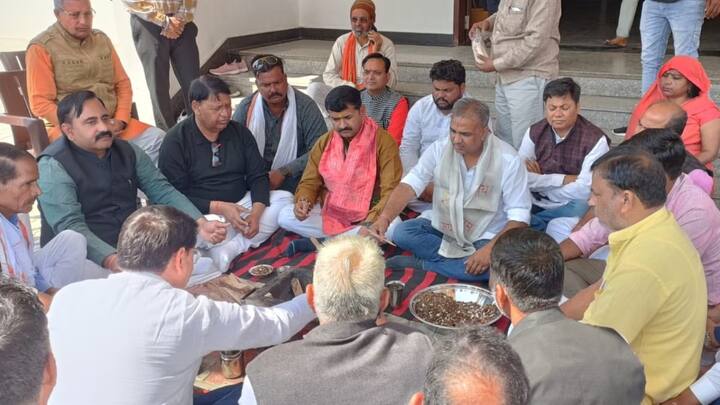 Rajasthan CM Bhajan Lal Sharma tests Coronavirus Positive BJP workers performed Havan in BJP office ann Bhajan Lal Sharma: सीएम भजनलाल शर्मा के लिए BJP ऑफिस में हवन, कार्यकर्ताओं ने की जल्द स्वस्थ होने की कामना