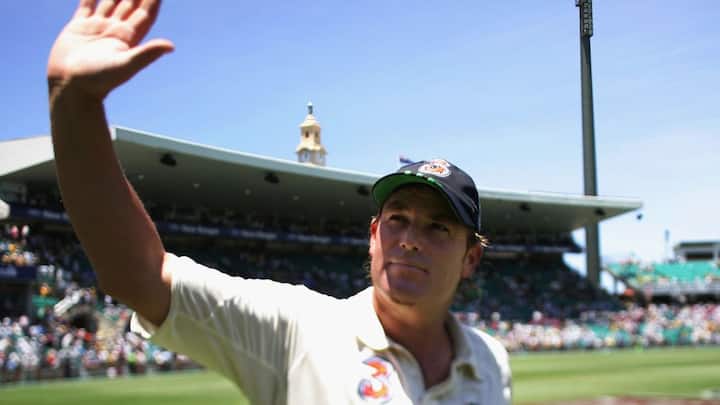 Shane Warne holds the record for the highest number of wickets for Australia in Tests, securing an impressive 708 wickets in 145 matches with a remarkable average of 25.42. (Image Source: Getty)