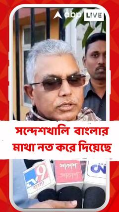 সন্দেশখালি সারা ভারতবর্ষের সামনে বাংলার মাথা নত করে দিয়েছে: দিলীপ ঘোষ