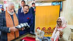 PM Modi At Kashmir : ভূস্বর্গে ঘরে ঘরে প্রধানমন্ত্রী, পছন্দ করে নিলেন পশমিনা শাল, দেখলেন আধুনিক চরকা