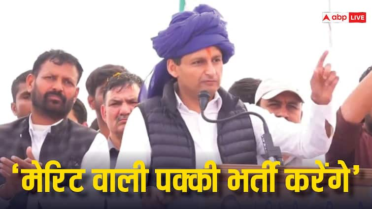 Deepender Singh Hooda targets BJP JJP coalition government Haryana Politics: दीपेंद्र सिंह हुड्डा ने BJP-JJP की गठबंधन सरकार को घेरा, कहा- ‘बैक डोर से बिना रिजर्वेशन-बिना पेंशन...’