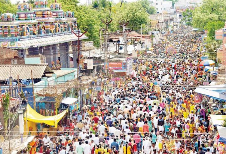 சமயபுரம் மாரியம்மன் கோயில் பூச்சொரிதல் திருவிழா; பாதுகாப்பு பணி தீவிரம் - ஆட்சியர் பிரதீப்குமார்