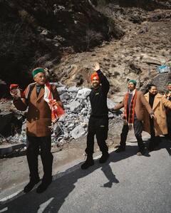 Diljit Dosanjh Dances To Folk Song With Residents Of Kinnaur In Himachal Pradesh, See Pics