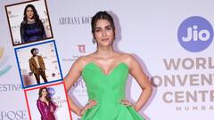 Miss World 2024: मिस वर्ल्ड को जज करने जियो कंन्वेंशन सेंटर पहुंचीं कृति सेनन, शाइनी वन पीस में गजब की लगीं पूजा हेगड़े, देखें तस्वीरें