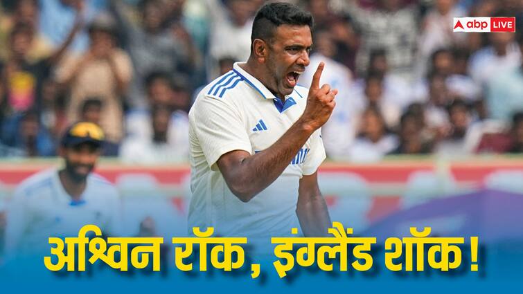 Ravichandran Ashwin took five wicket haul against England in 2nd inning of Dharamsala test IND vs ENG IND vs ENG: रविचंद्रन अश्विन ने 100वें टेस्ट में बरपाया कहर, पंजा खोल अंग्रेजों की तोड़ी कमर